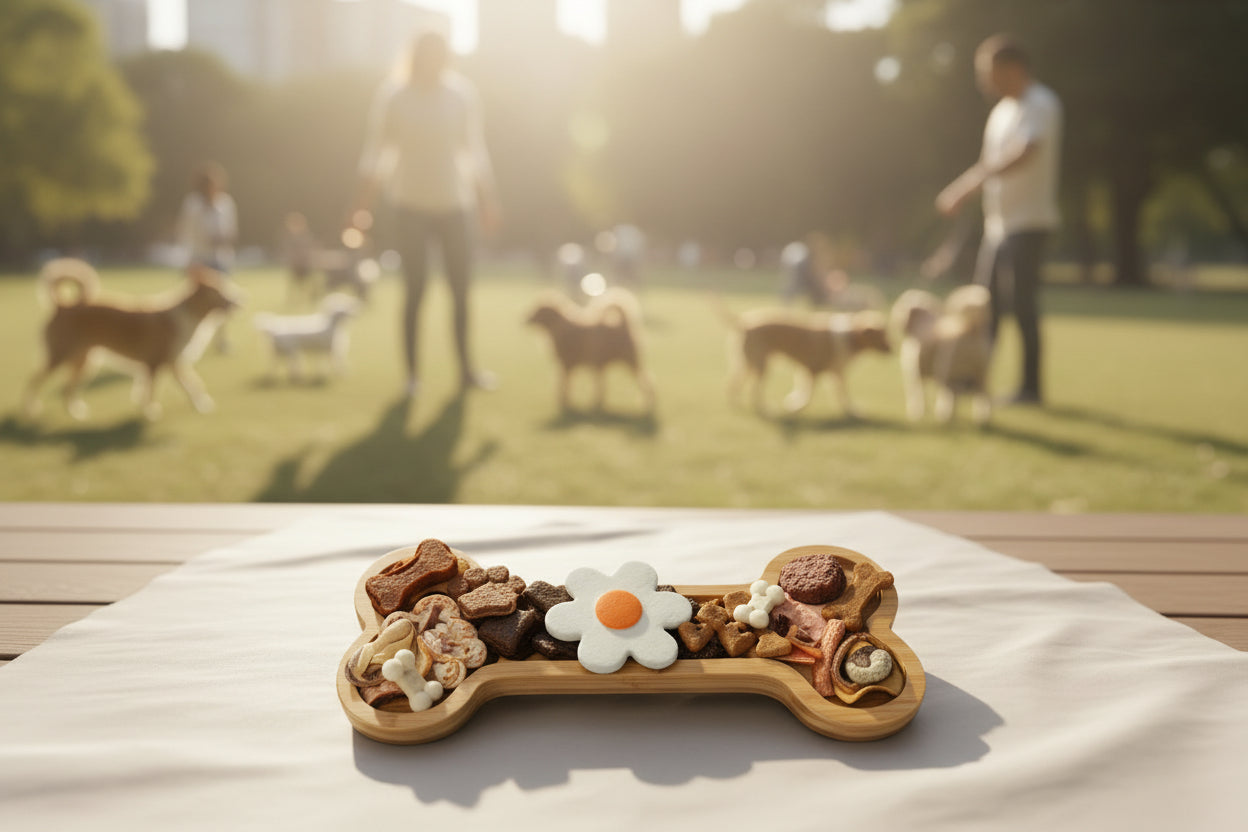 Pawcuterie Board for Dogs - Bamboo Board