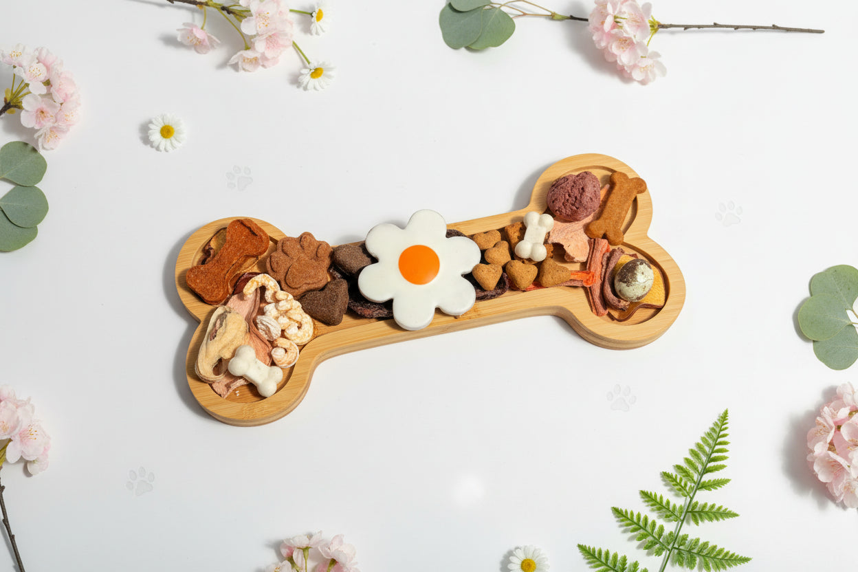 Pawcuterie Board for Dogs - Bamboo Board