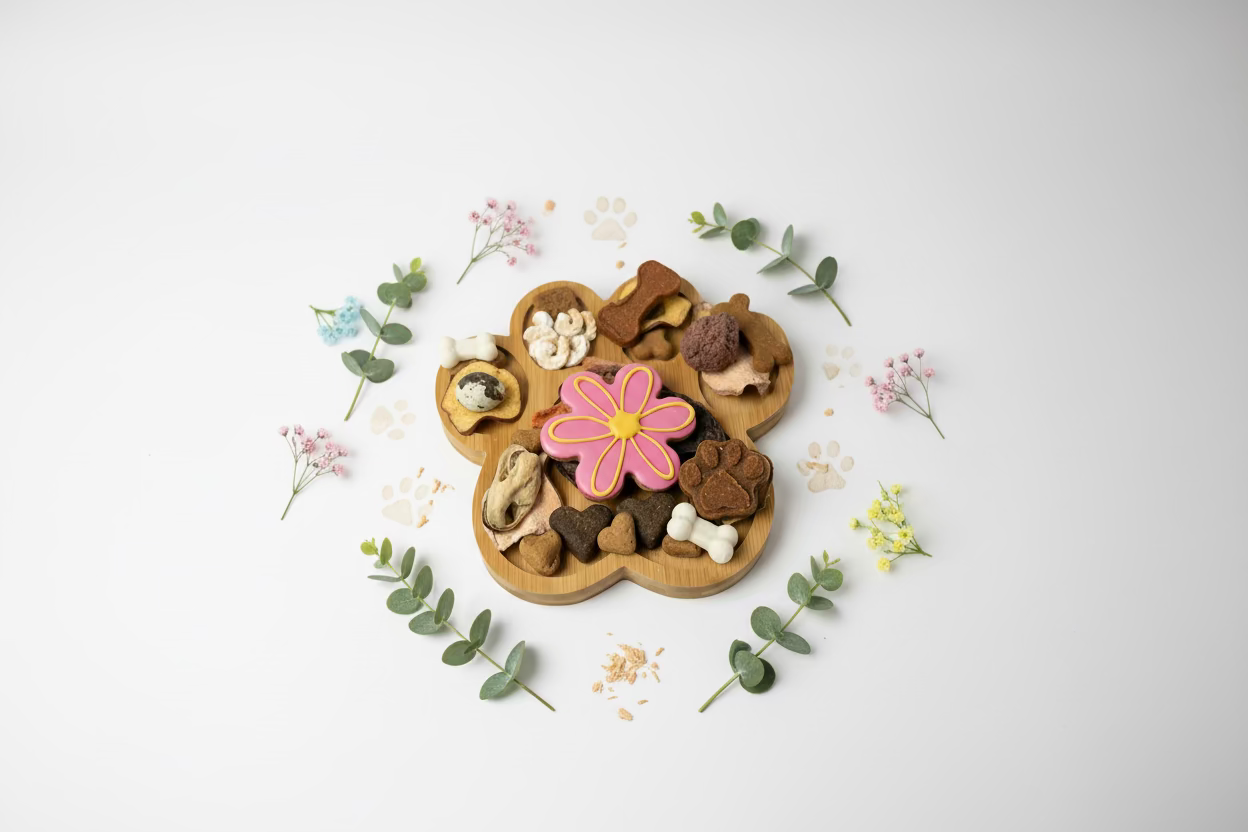 Pawcuterie Board for Dogs - Bamboo Board